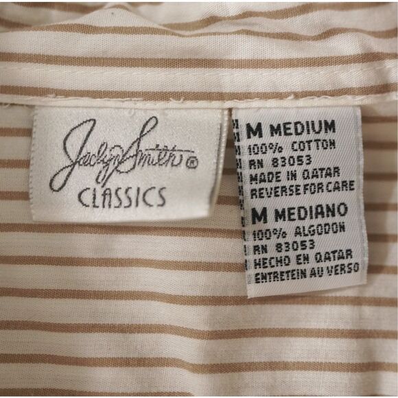 Vintage 90s Jaclyn Smith Gold Crest Blouse - Picture 6 of 6